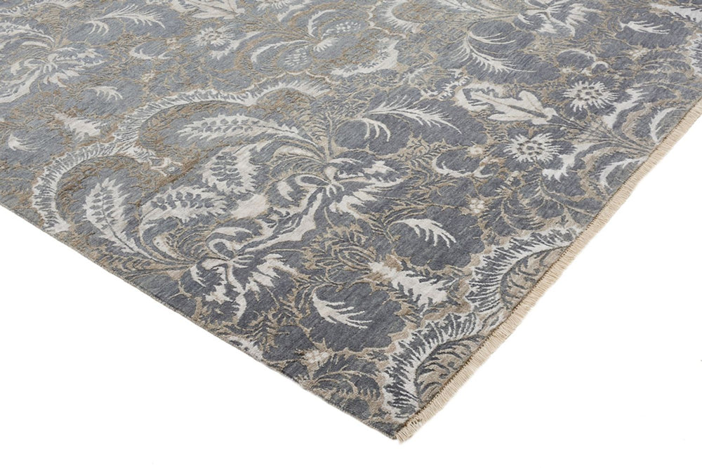 Designer Teppich - 304 x 205 cm - hellgrau