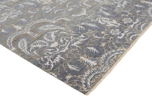 Designer Teppich - 304 x 205 cm - hellgrau