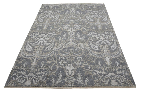 Designer Teppich - 304 x 205 cm - hellgrau