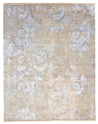 Designer Teppich - 303 x 239 cm - dunkelbeige