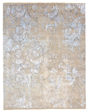 Designer Teppich - 303 x 239 cm - dunkelbeige
