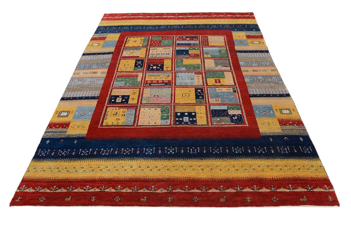 Gabbeh Teppich - Loribaft Indus - 240 x 173 cm - mehrfarbig