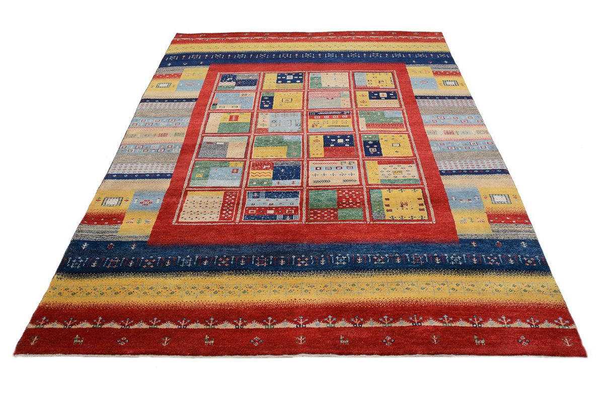 Gabbeh Teppich - Loribaft Indus - 240 x 173 cm - mehrfarbig