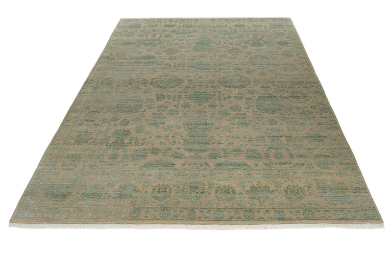 Designer Teppich - 326 x 248 cm - olivgrün