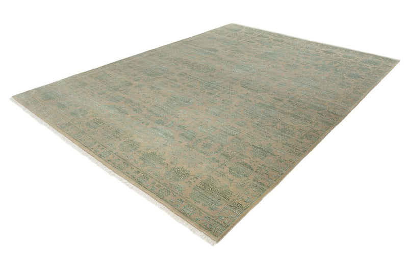 Designer Teppich - 326 x 248 cm - olivgrün