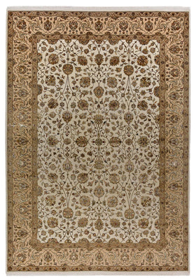 Orientteppich - Täbriz - 307 x 215 cm - creme