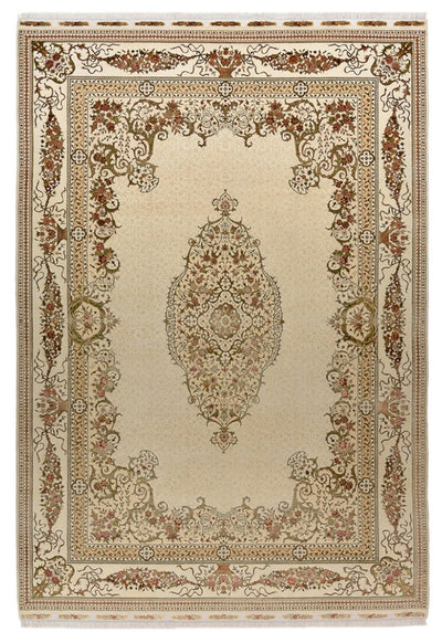 Indo Täbriz Teppich 209x304cm - Orientteppich