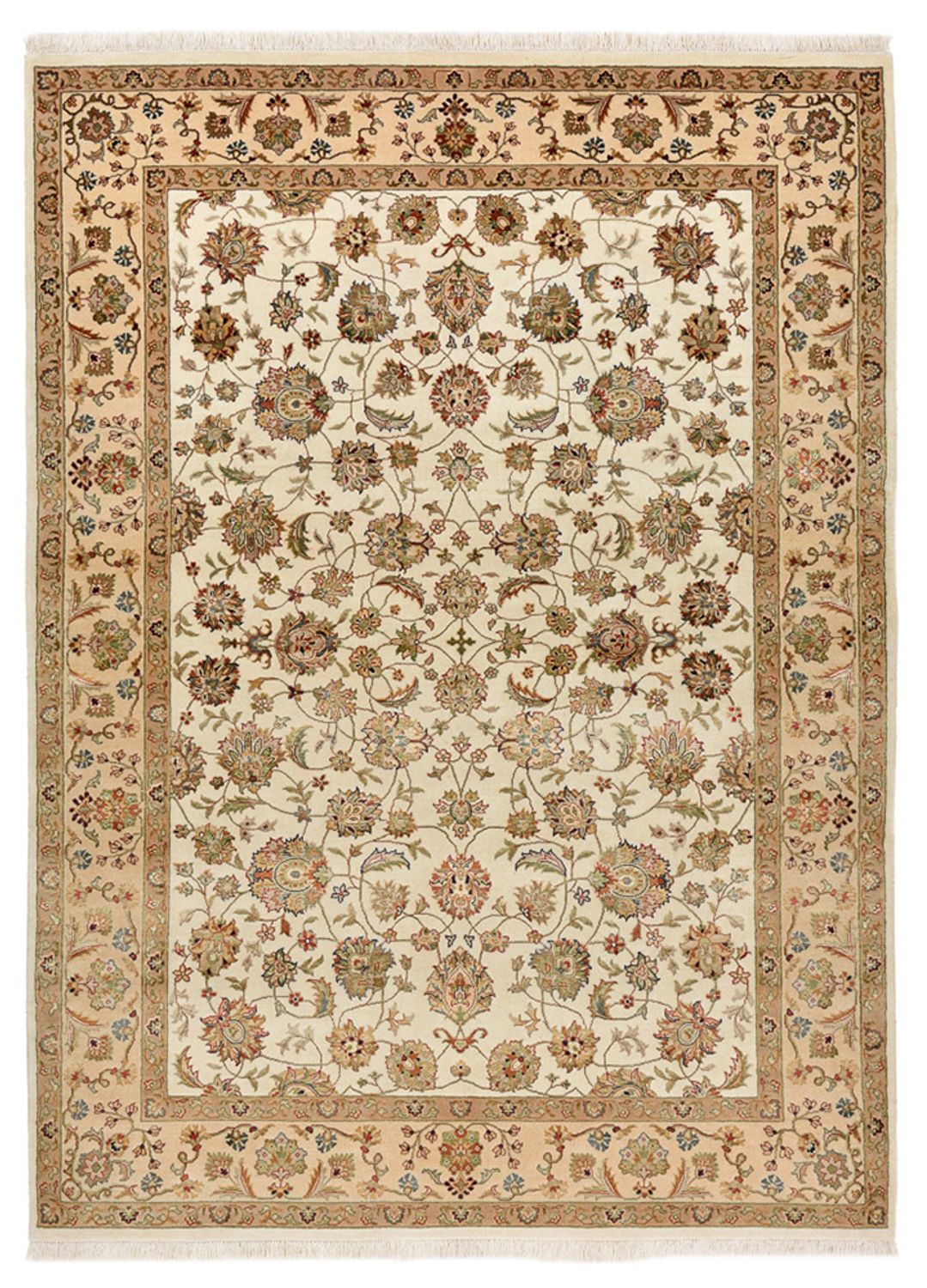 Orientteppich - Täbriz - 210 x 153 cm - creme