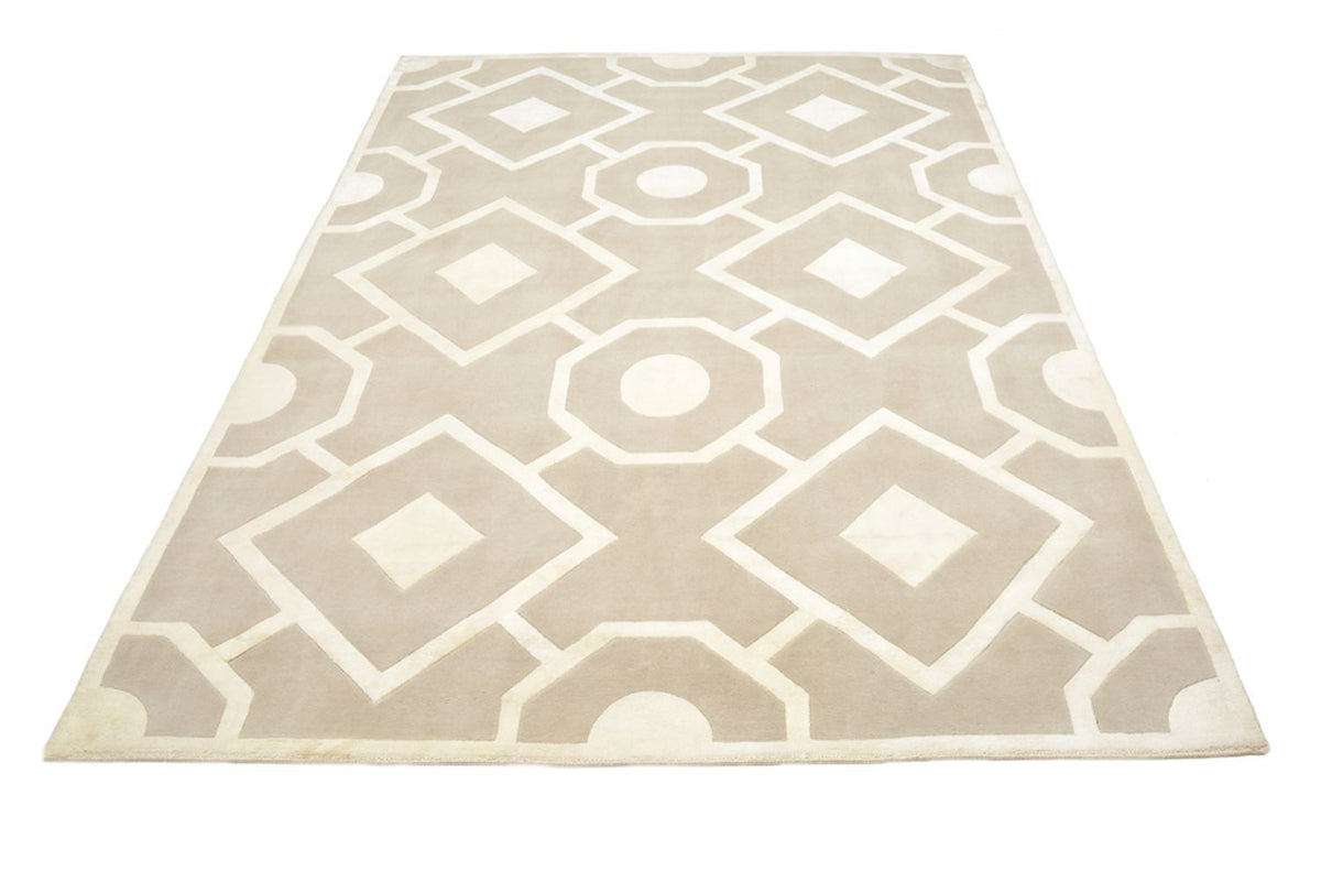 Designer Teppich - 236 x 174 cm - beige