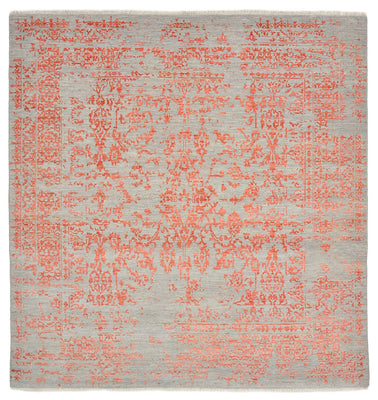 Designer Teppich - 261 x 251 cm - rosa