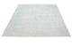 Designer Teppich quadratisch  - 301 x 301 cm - hellblau