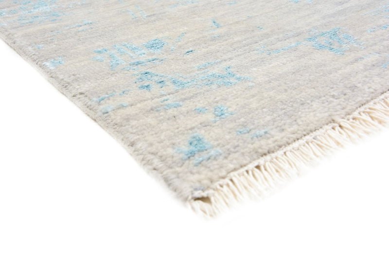Designer Teppich quadratisch  - 301 x 301 cm - hellblau