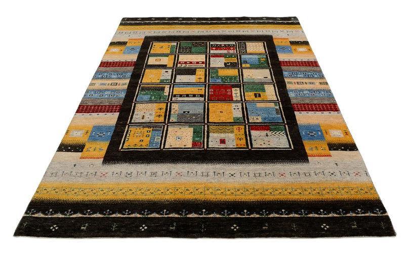 Gabbeh Teppich - Loribaft Indus - 239 x 173 cm - mehrfarbig