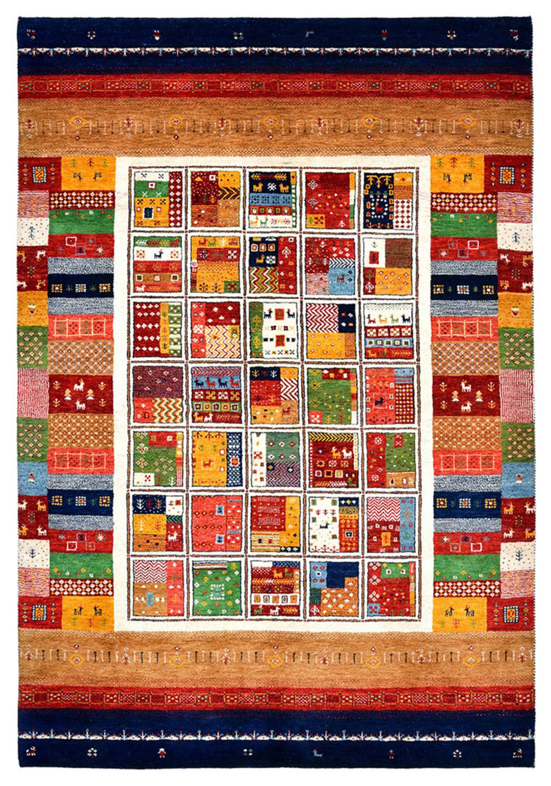 Gabbeh Teppich - Loribaft Indus - 245 x 170 cm - mehrfarbig