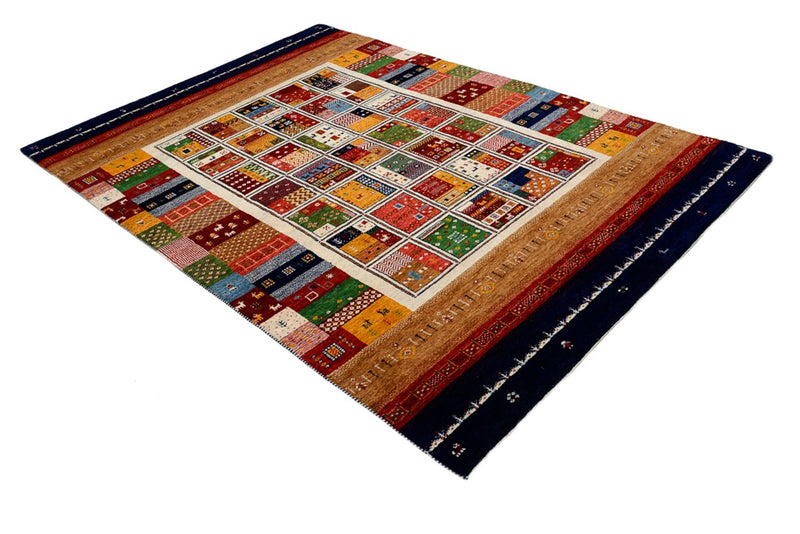 Gabbeh Teppich - Loribaft Indus - 245 x 170 cm - mehrfarbig