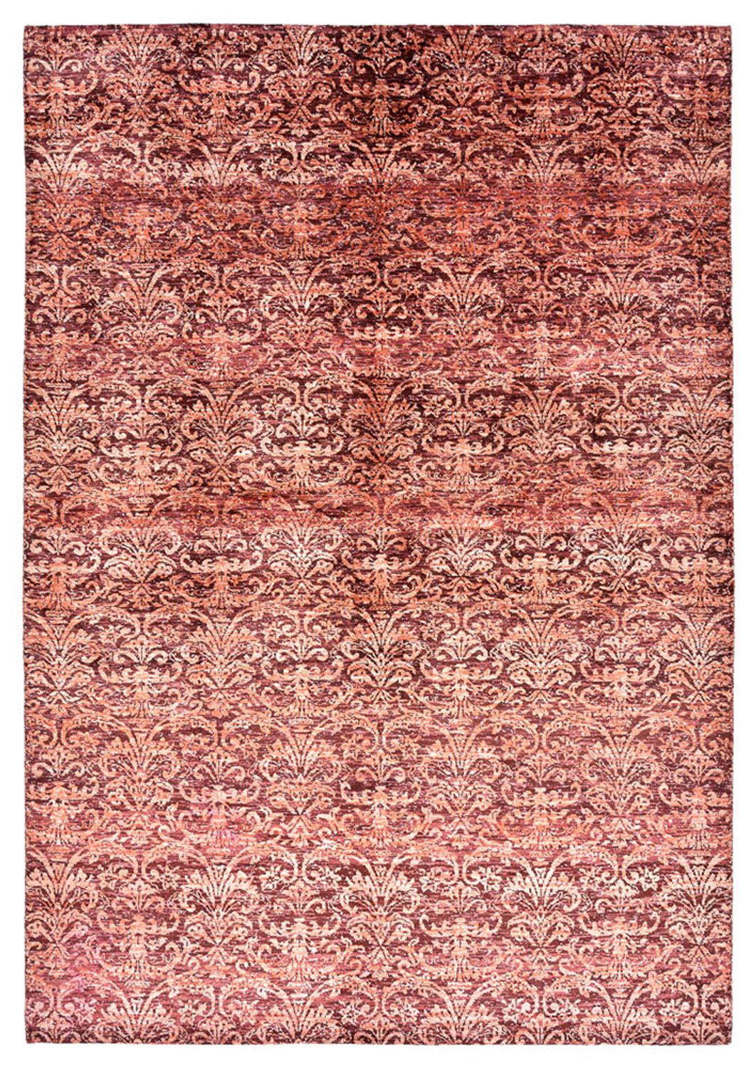 Designer Teppich - 246 x 172 cm - hellrot