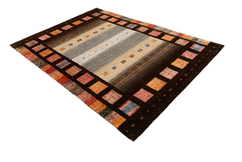 Gabbeh Teppich - Loribaft Indus - 249 x 174 cm - mehrfarbig