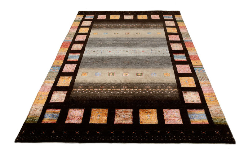 Gabbeh Teppich - Loribaft Indus - 249 x 174 cm - mehrfarbig