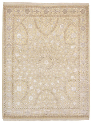 Orientteppich - 293 x 222 cm - dunkelbeige