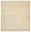 Orientteppich quadratisch  - 304 x 301 cm - dunkelbeige