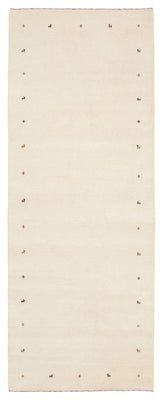 Läufer Gabbeh - Loribaft Indus - 334 x 128 cm - creme