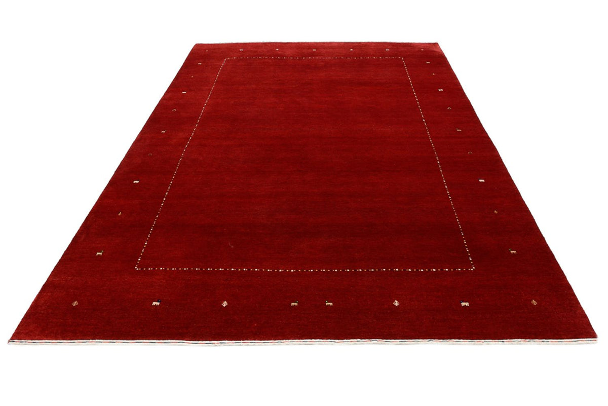 Gabbeh Teppich - Loribaft Indus - 305 x 208 cm - rot