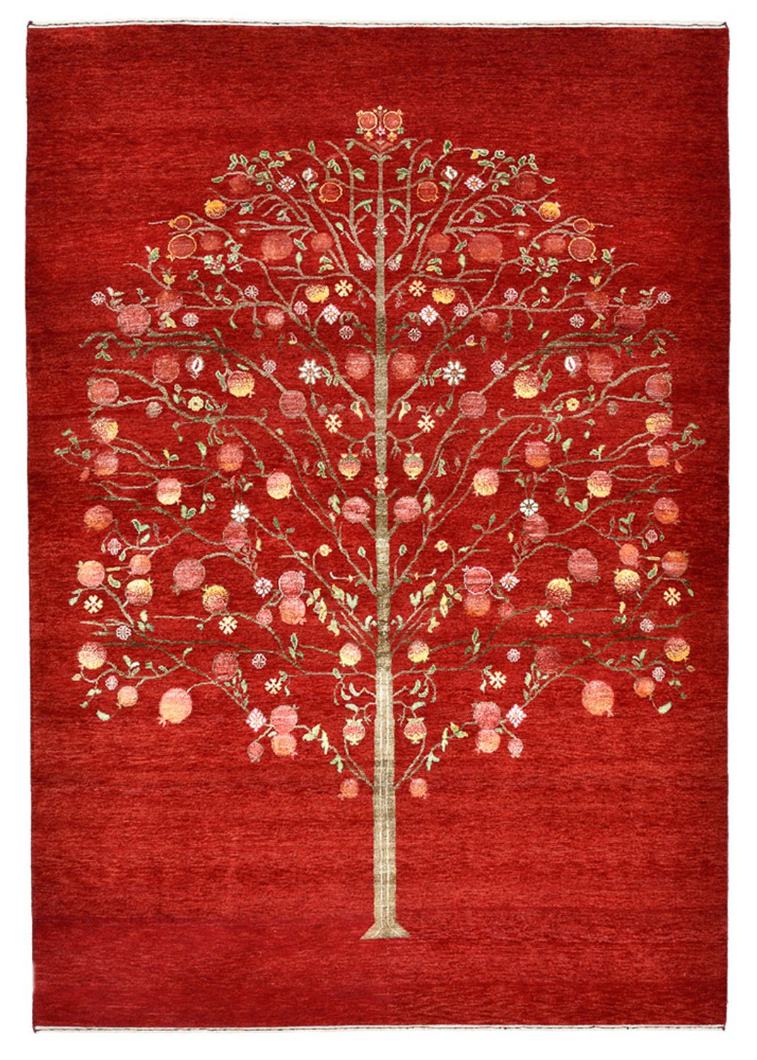 Gabbeh Teppich - Loribaft Indus - 245 x 173 cm - rot