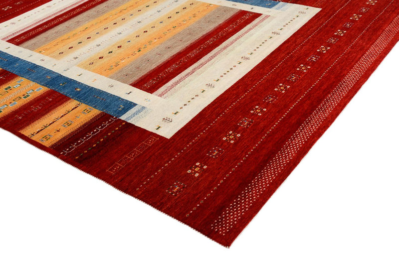 Gabbeh Teppich - Loribaft Indus quadratisch  - 251 x 248 cm - mehrfarbig