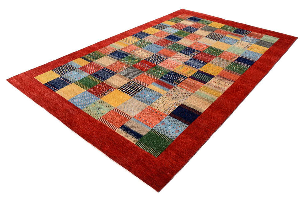 Gabbeh Teppich - Loribaft Indus - 302 x 200 cm - mehrfarbig