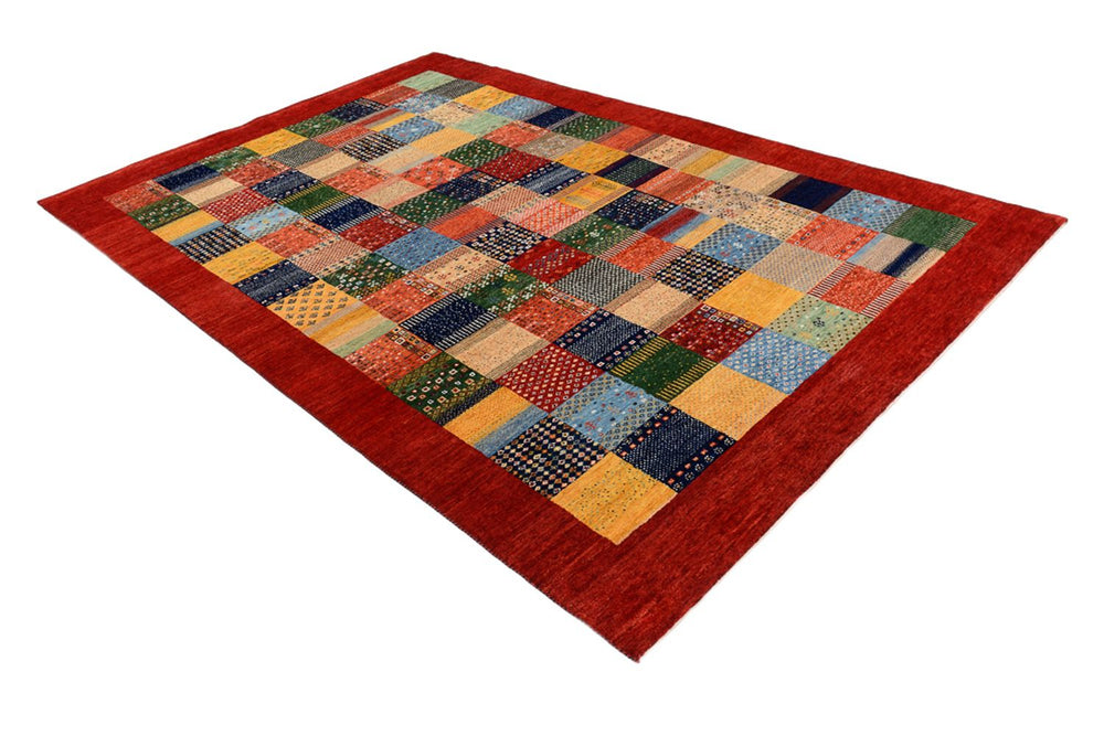 Gabbeh Teppich - Loribaft Indus - 302 x 200 cm - mehrfarbig