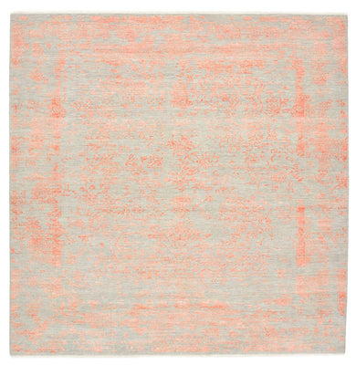 Designer Teppich quadratisch  - 251 x 251 cm - orange
