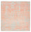 Designer Teppich quadratisch  - 254 x 251 cm - orange