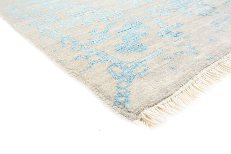 Designer Teppich quadratisch  - 309 x 301 cm - hellblau