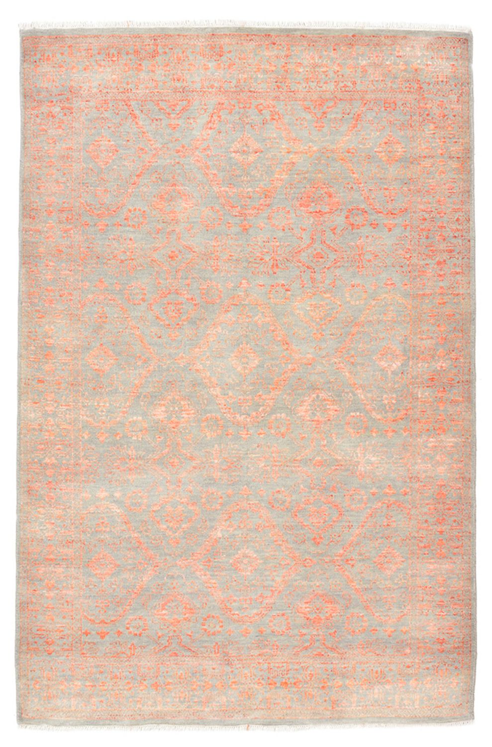 Designer Teppich - 185 x 124 cm - grau