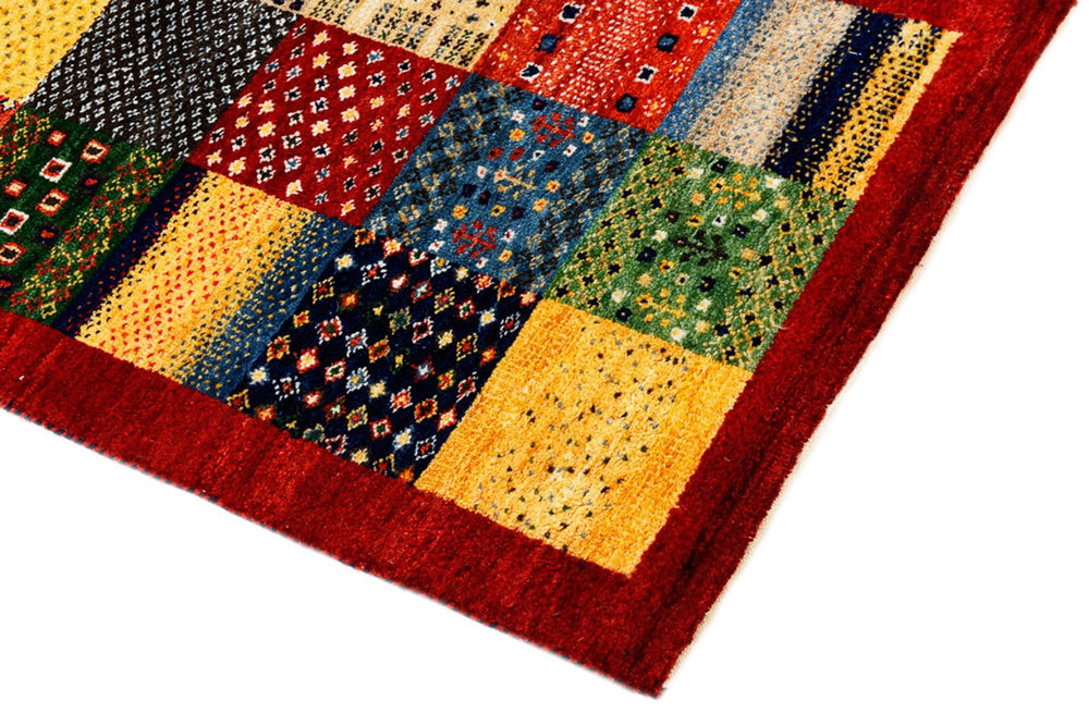 Gabbeh Teppich - Loribaft Indus - 89 x 64 cm - mehrfarbig