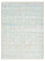 Designer Teppich - 194 x 149 cm - hellgrau
