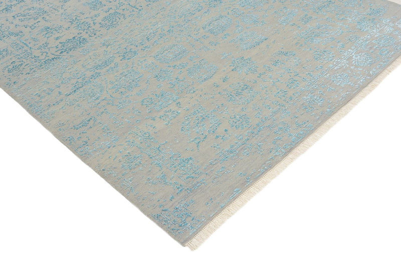 Designer Teppich - 194 x 149 cm - hellgrau