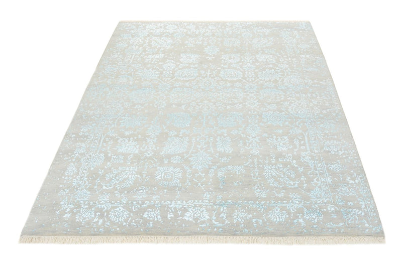 Designer Teppich - 194 x 149 cm - hellgrau