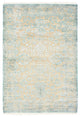 Designer Teppich - 151 x 106 cm - hellblau