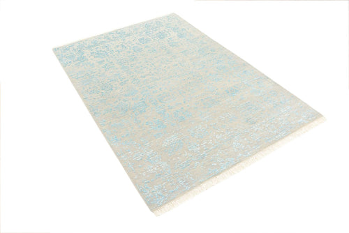 Designer Teppich - 178 x 122 cm - grau