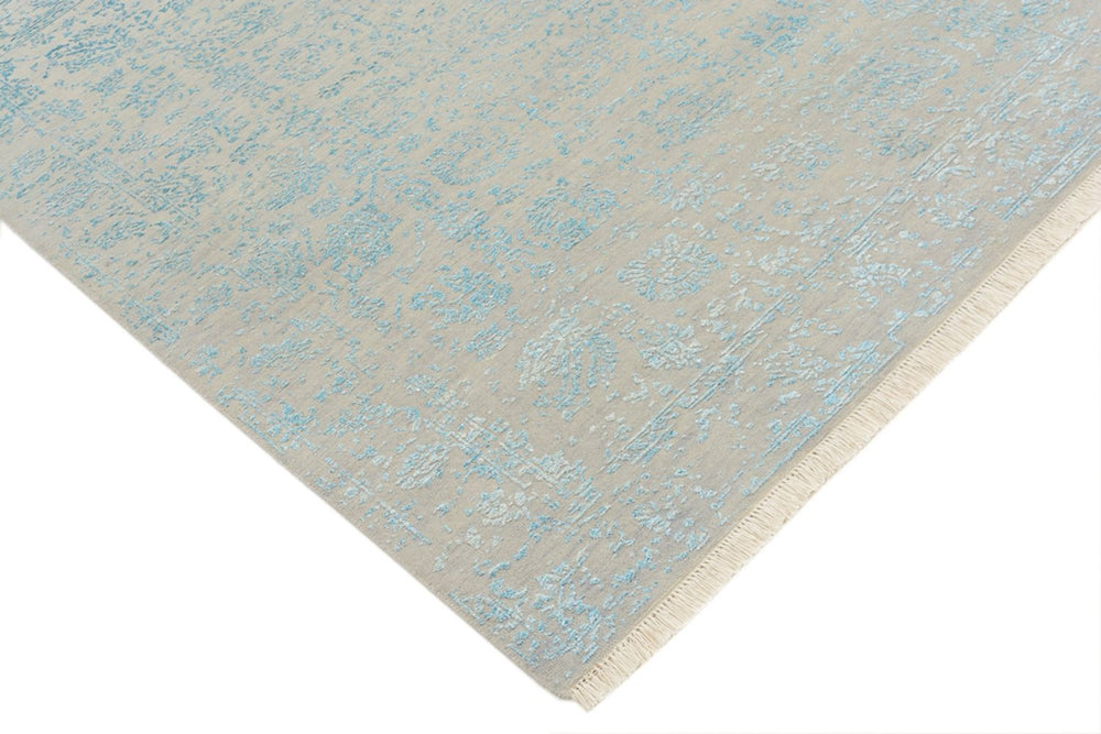 Designer Teppich - 178 x 122 cm - grau