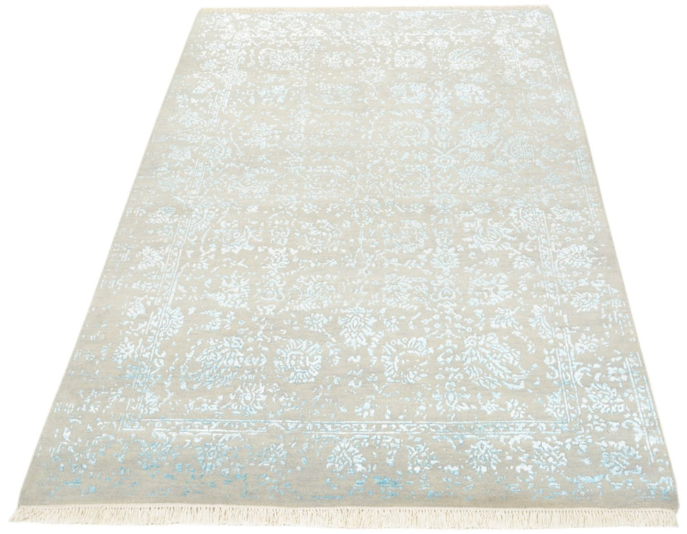 Designer Teppich - 178 x 122 cm - grau