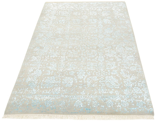 Designer Teppich - 178 x 122 cm - grau