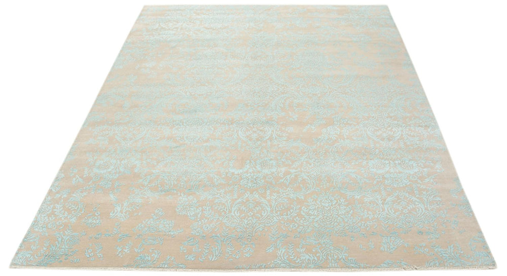 Designer Teppich - 309 x 244 cm - aqua