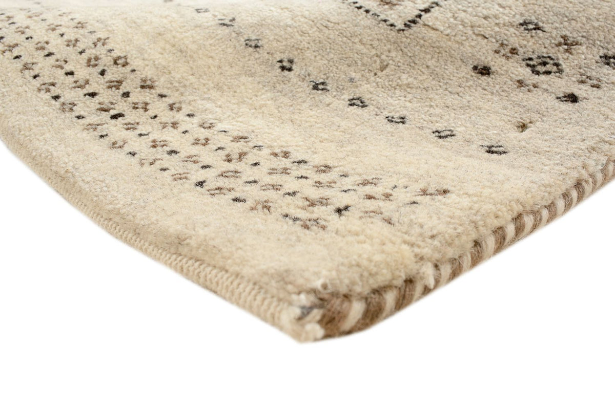 Gabbeh Teppich - Loribaft Indus - 203 x 146 cm - dunkelbeige