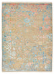 Designer Teppich - 234 x 175 cm - dunkelbeige