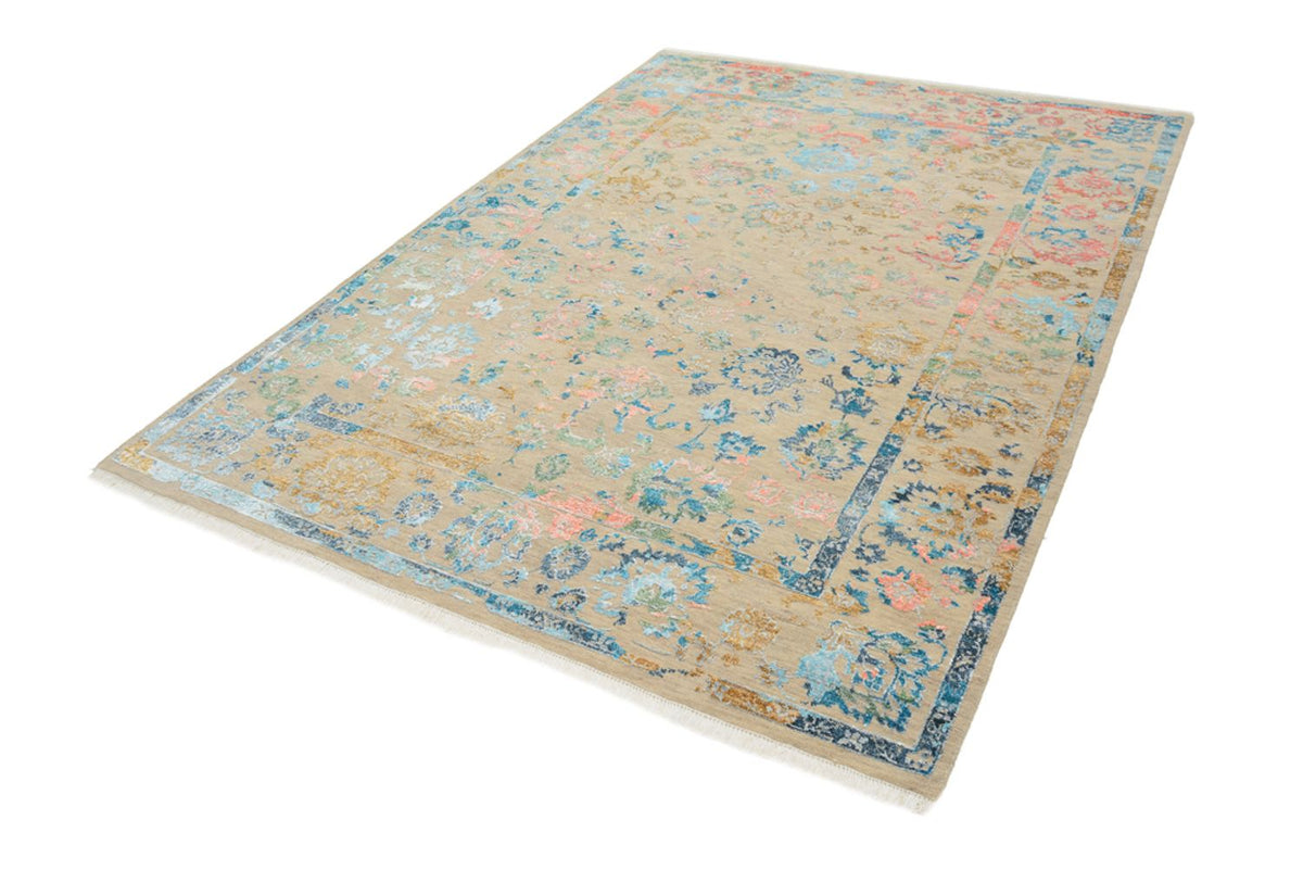 Designer Teppich - 234 x 175 cm - dunkelbeige