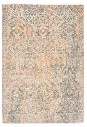 Designer Teppich - 245 x 171 cm - dunkelbeige