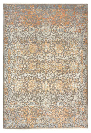 Designer Teppich - 245 x 168 cm - dunkelbeige