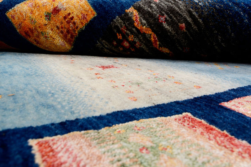 Gabbeh Teppich - Loribaft Indus - 187 x 125 cm - mehrfarbig